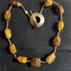 Gorgeous Vintage Sigrid Olsen Tiger Eye Necklace